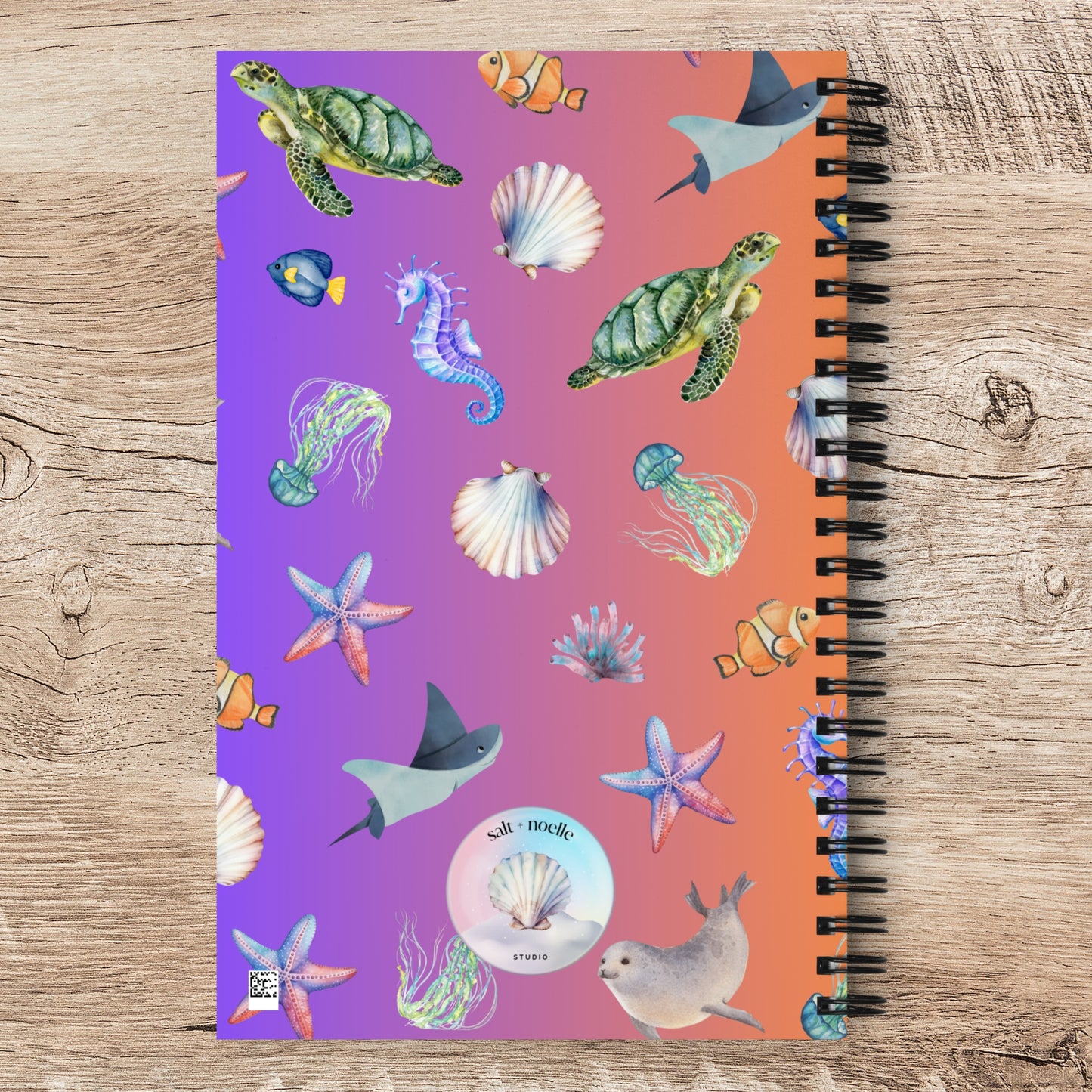Spiral Notebook: Pelagic Pals in Electric Eel