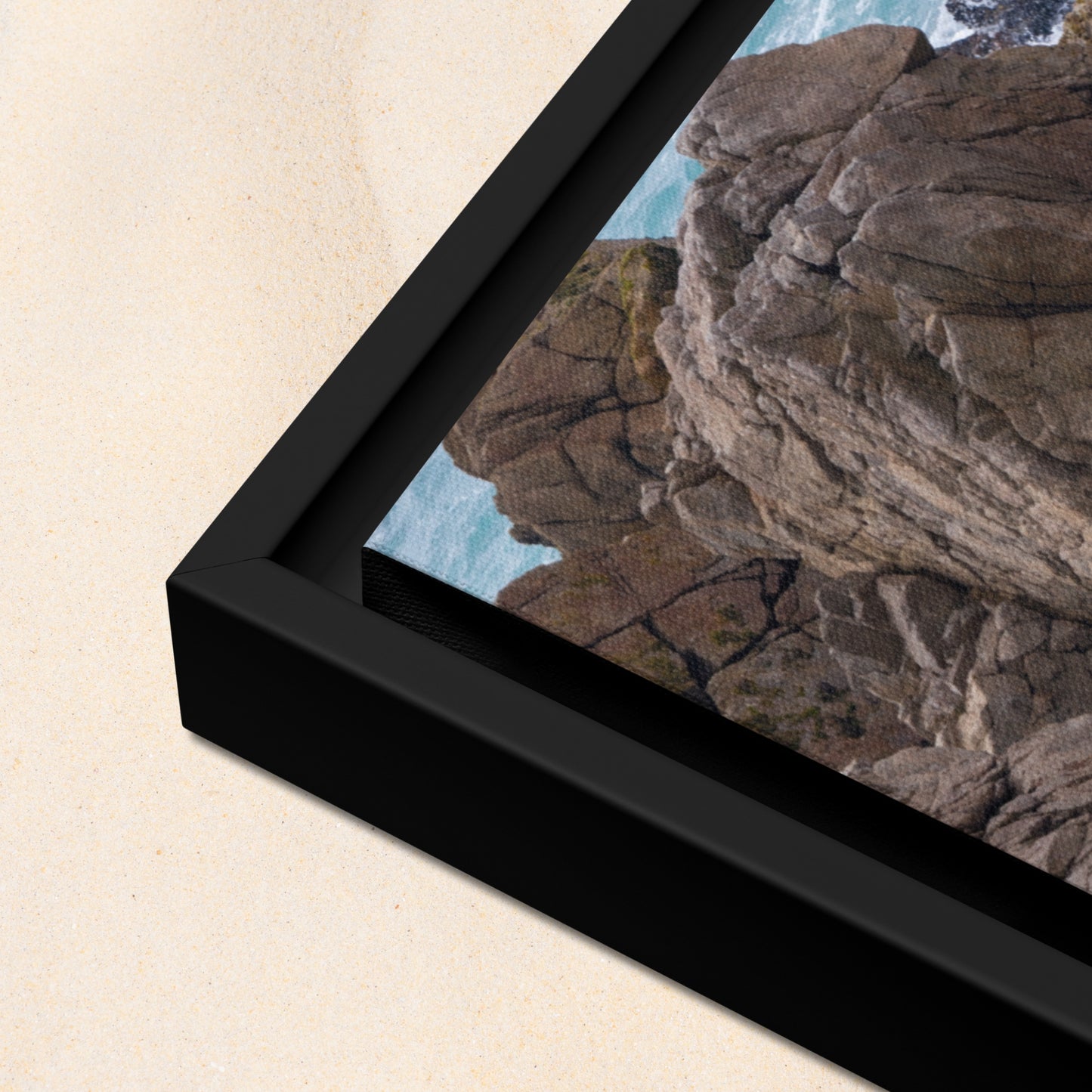Framed Canvas: Coastal Fault