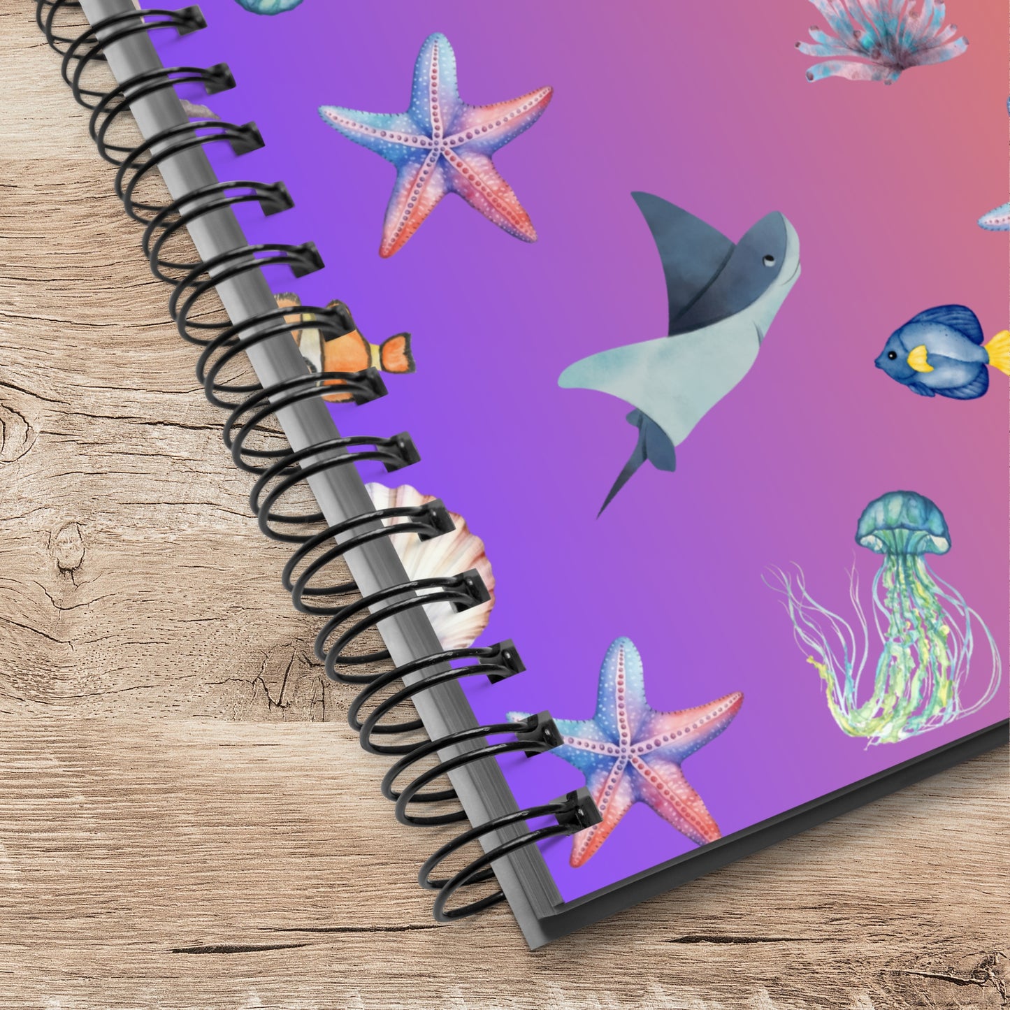 Spiral Notebook: Pelagic Pals in Electric Eel