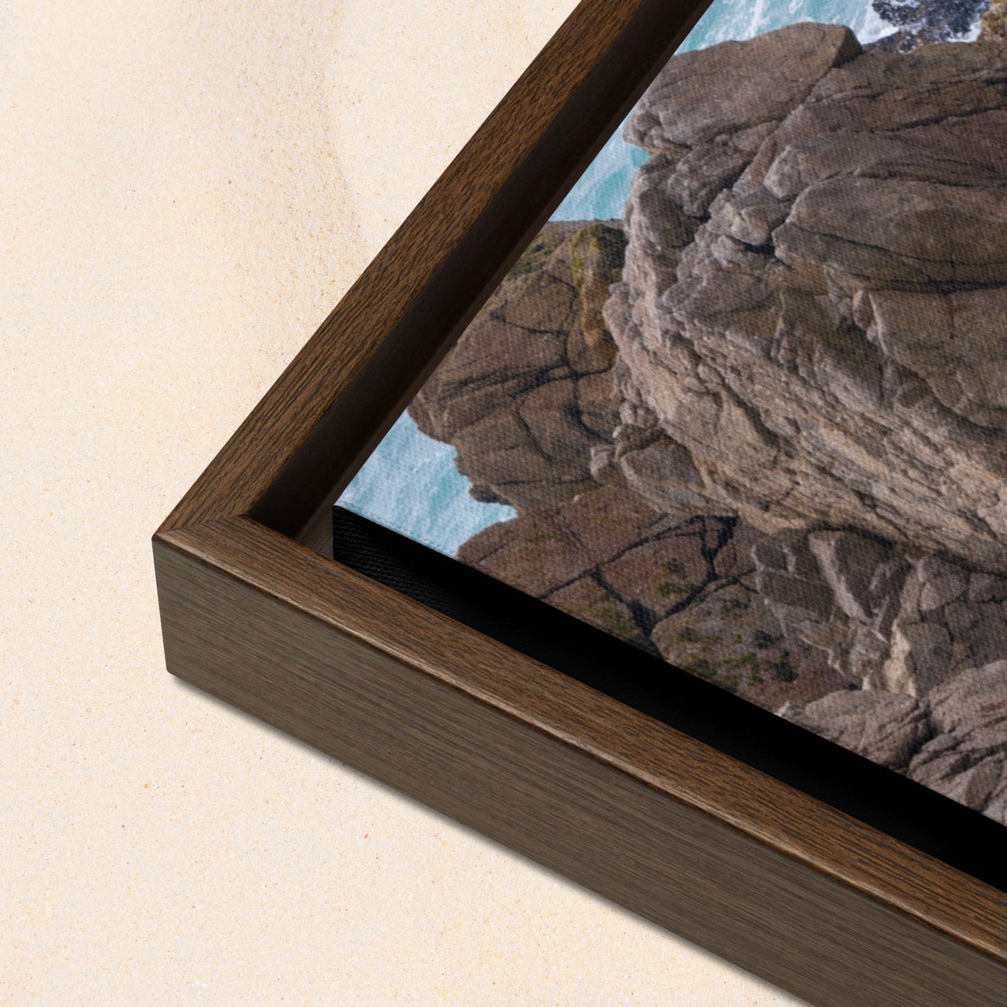 Framed Canvas: Coastal Fault