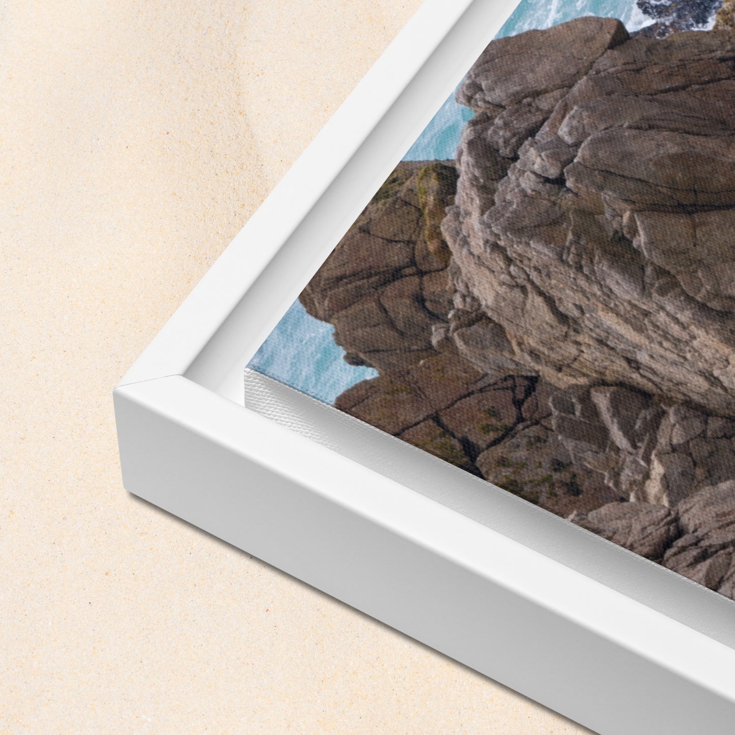 Framed Canvas: Coastal Fault