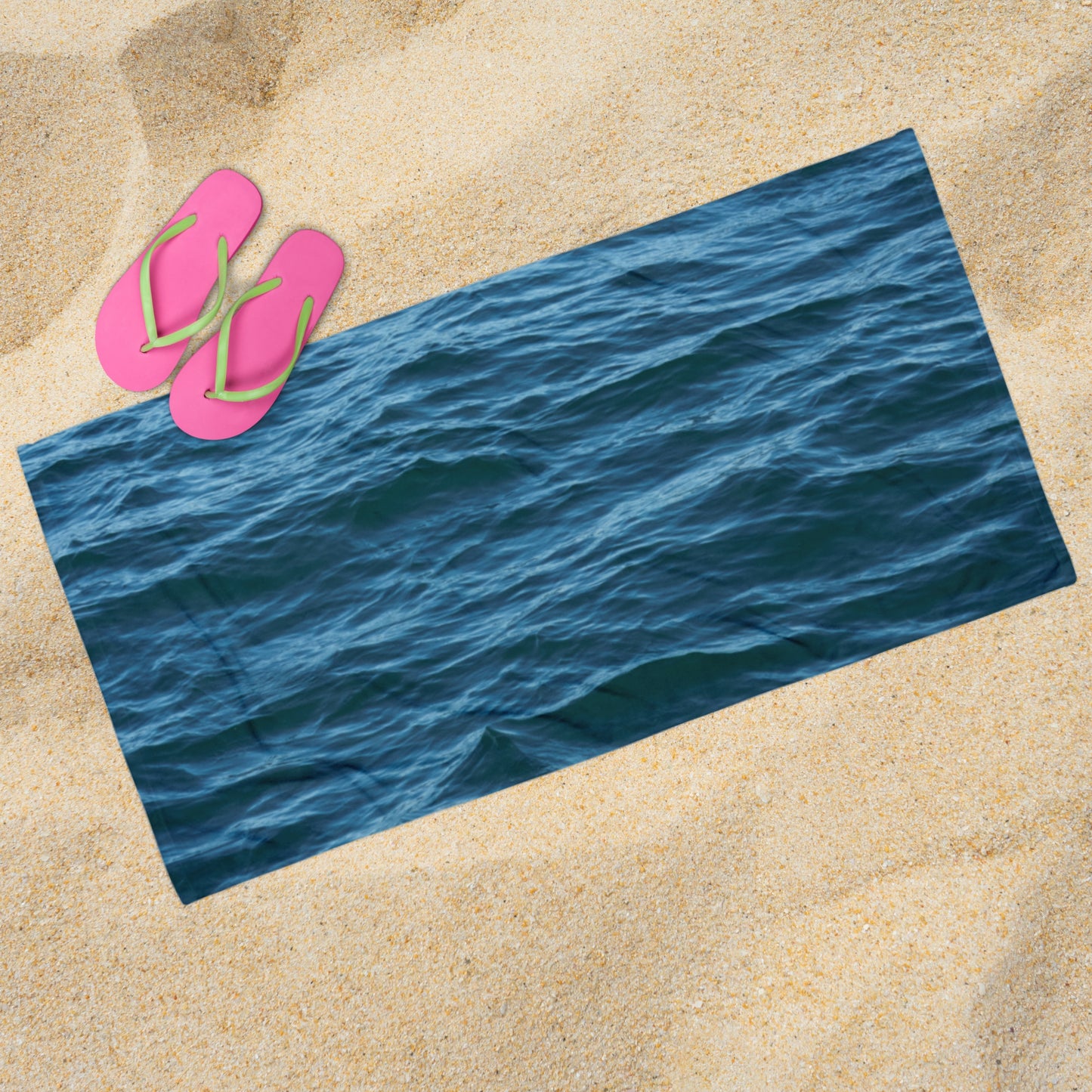 Coastal Comfort Towel: Texture of the Tide