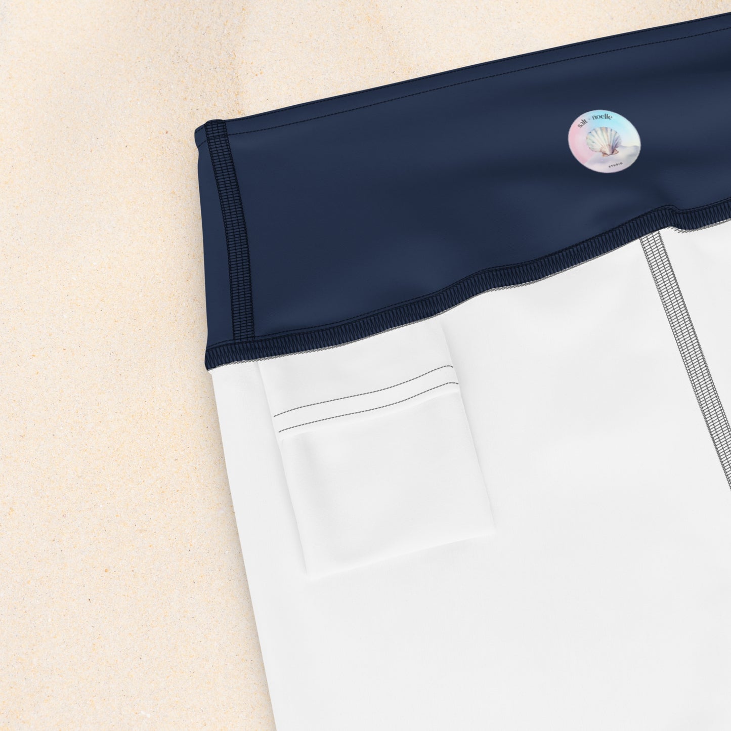 Yoga Leggings: Texture of the Tide