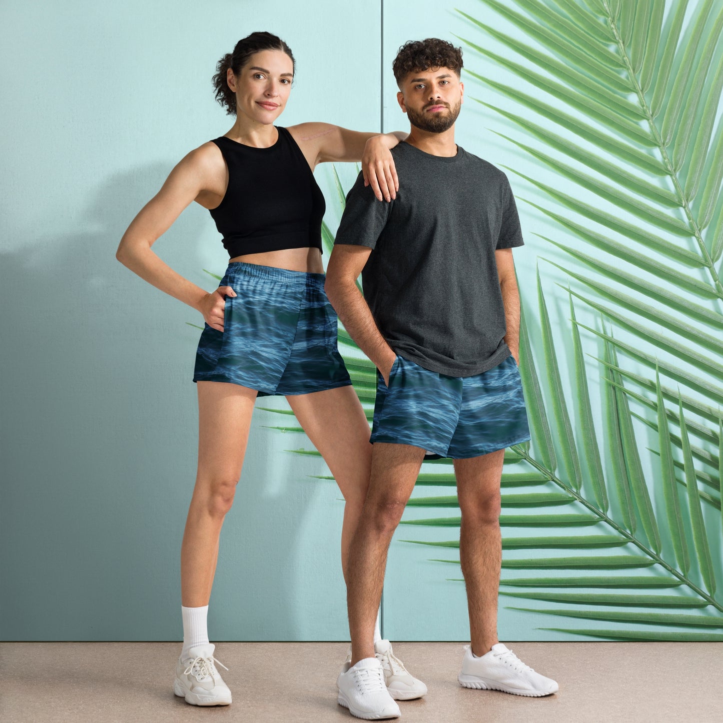 Unisex Shorts: Texture of the Tide