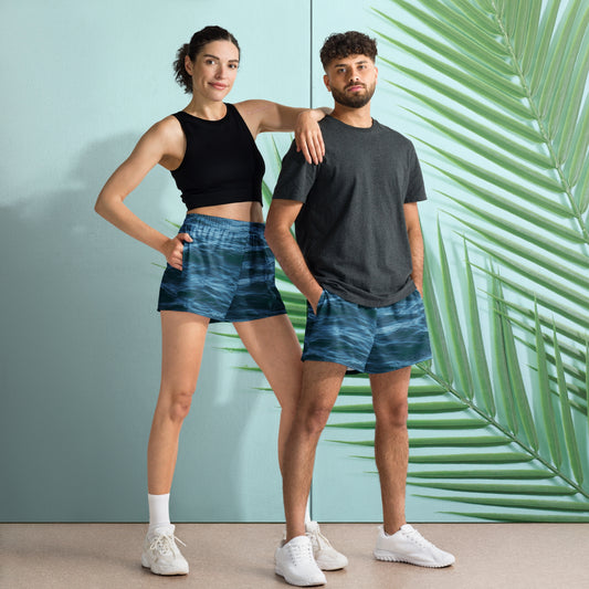 Texture of the Tide: Long Beach (Unisex Shorts)