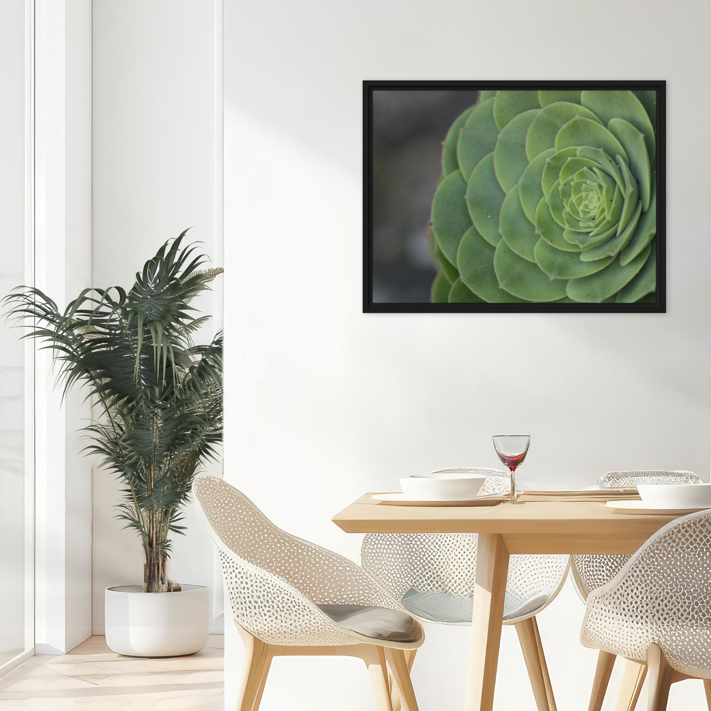 Serenity's Spiral (Framed Canvas)