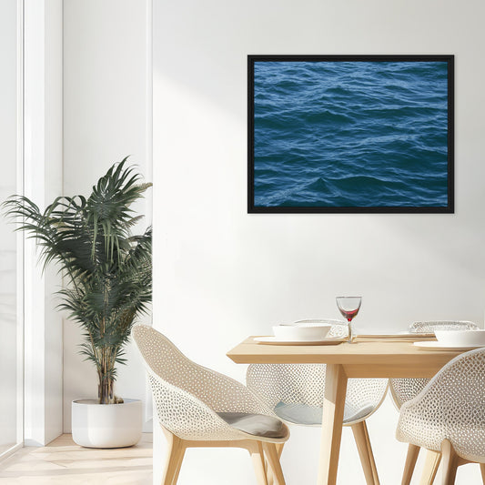 Texture of the Tide: Long Beach (Framed Canvas)