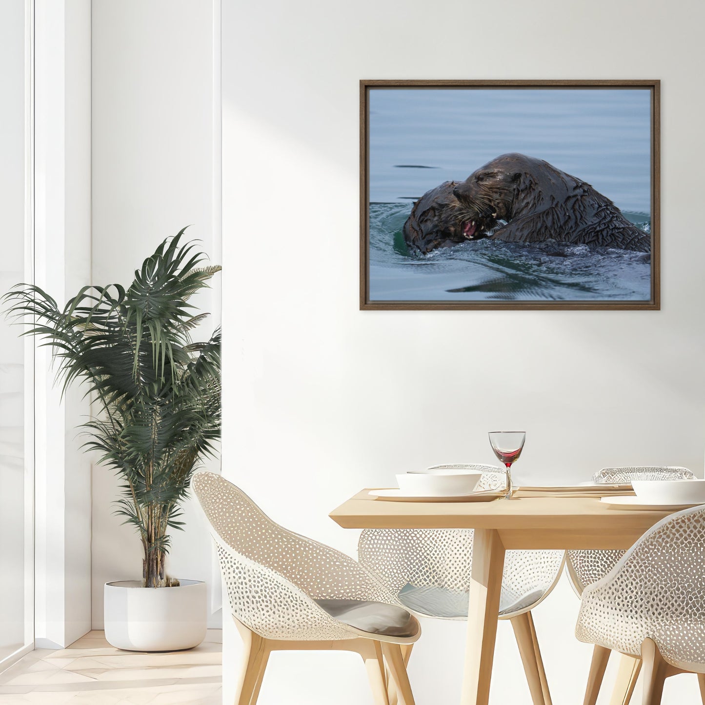Framed Canvas: Tidal Tension