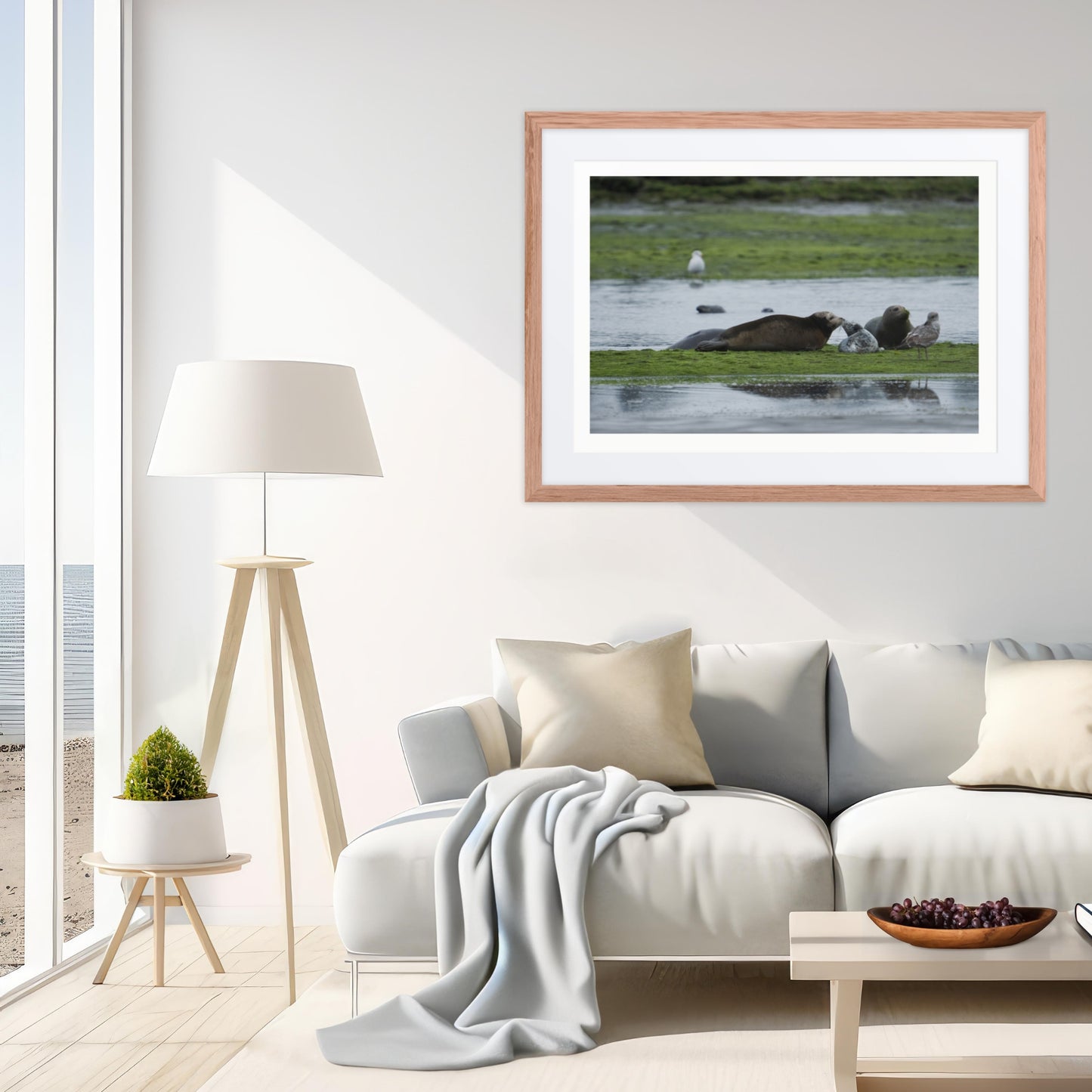 Framed Print with Mat: Seal It With A Kiss