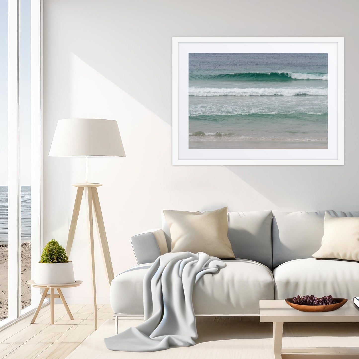 Framed Print with Mat: Stillwater Edge