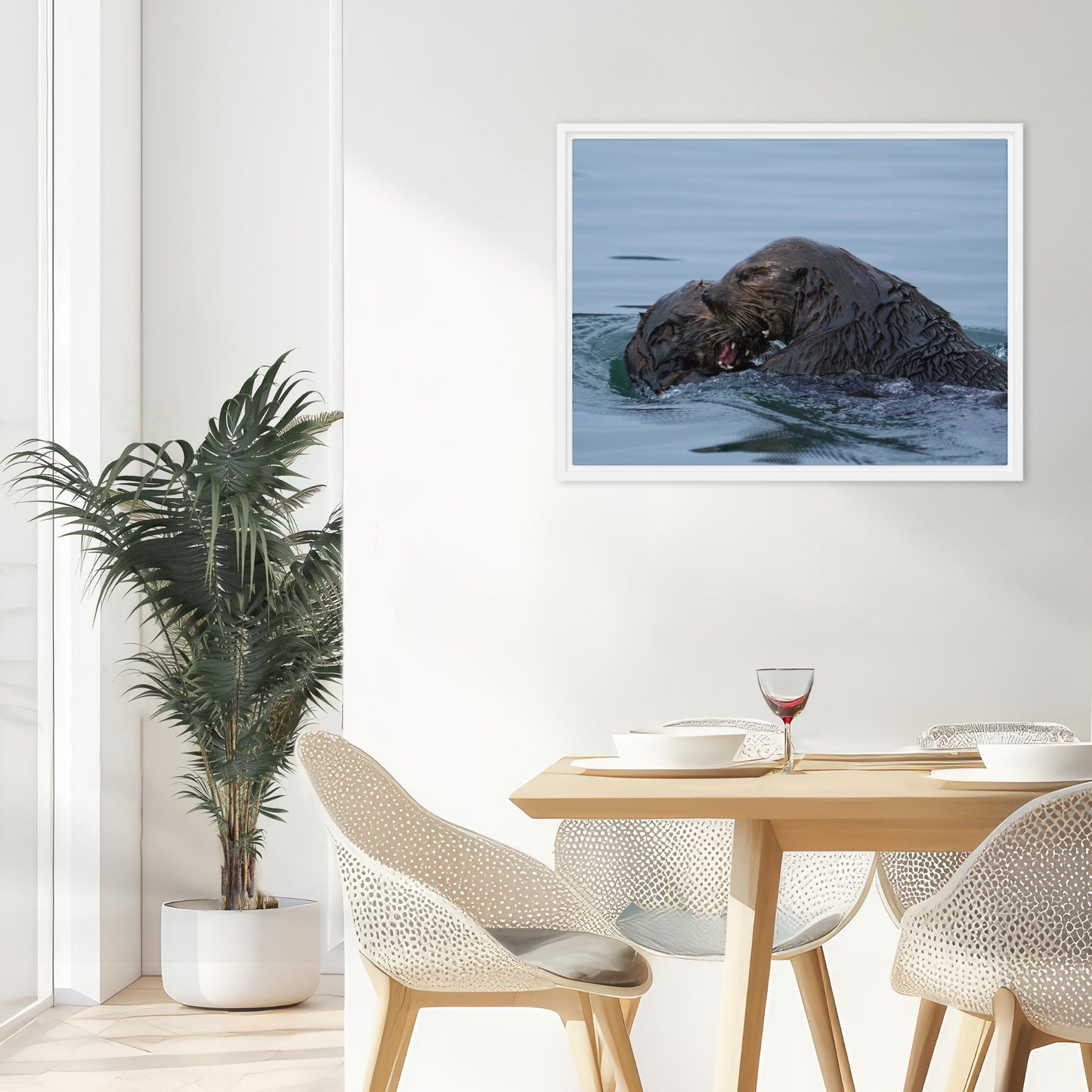 Framed Canvas: Tidal Tension