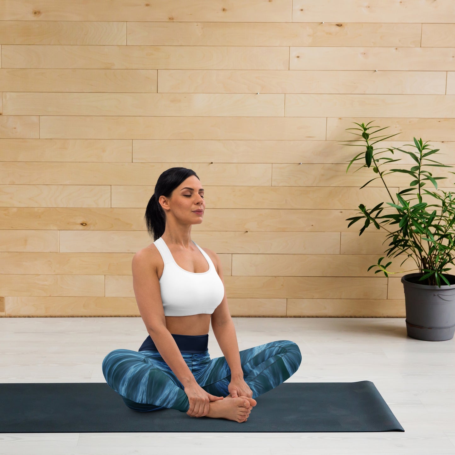 Yoga Leggings: Texture of the Tide