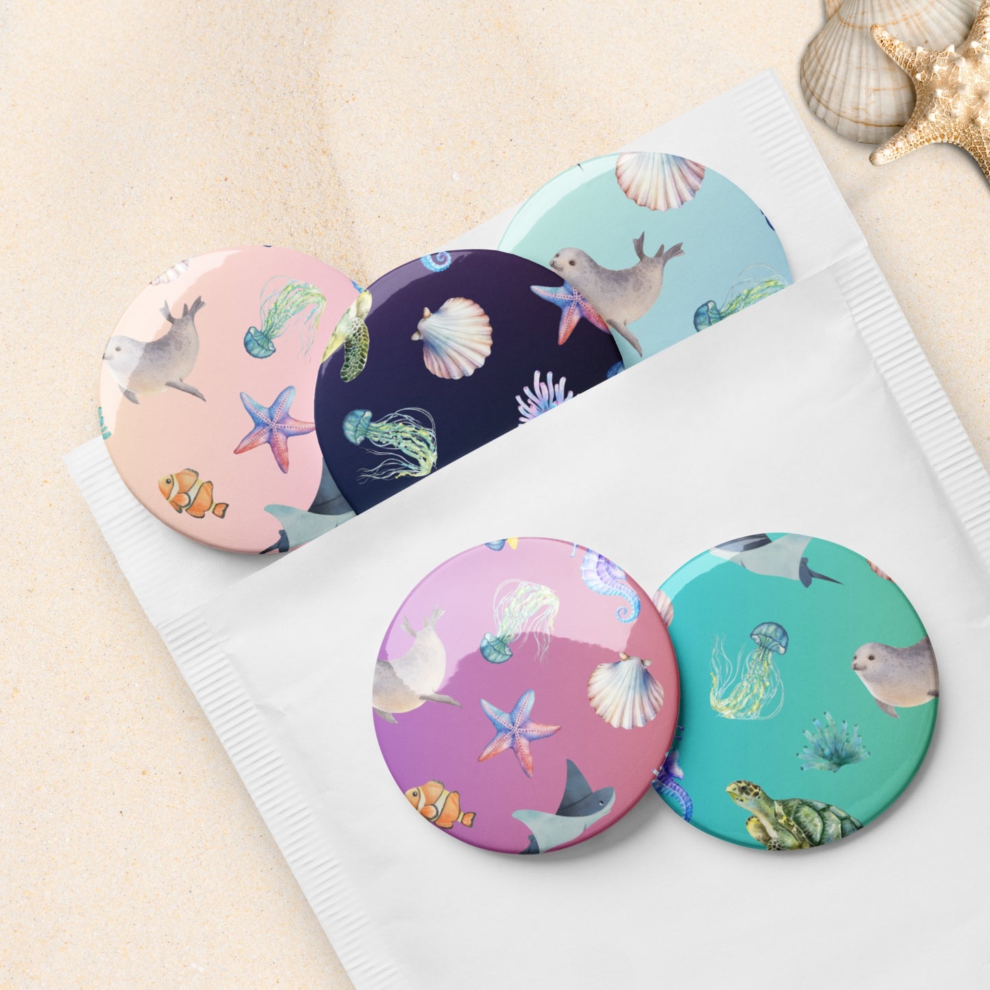 Pin Set: Pelagic Pals