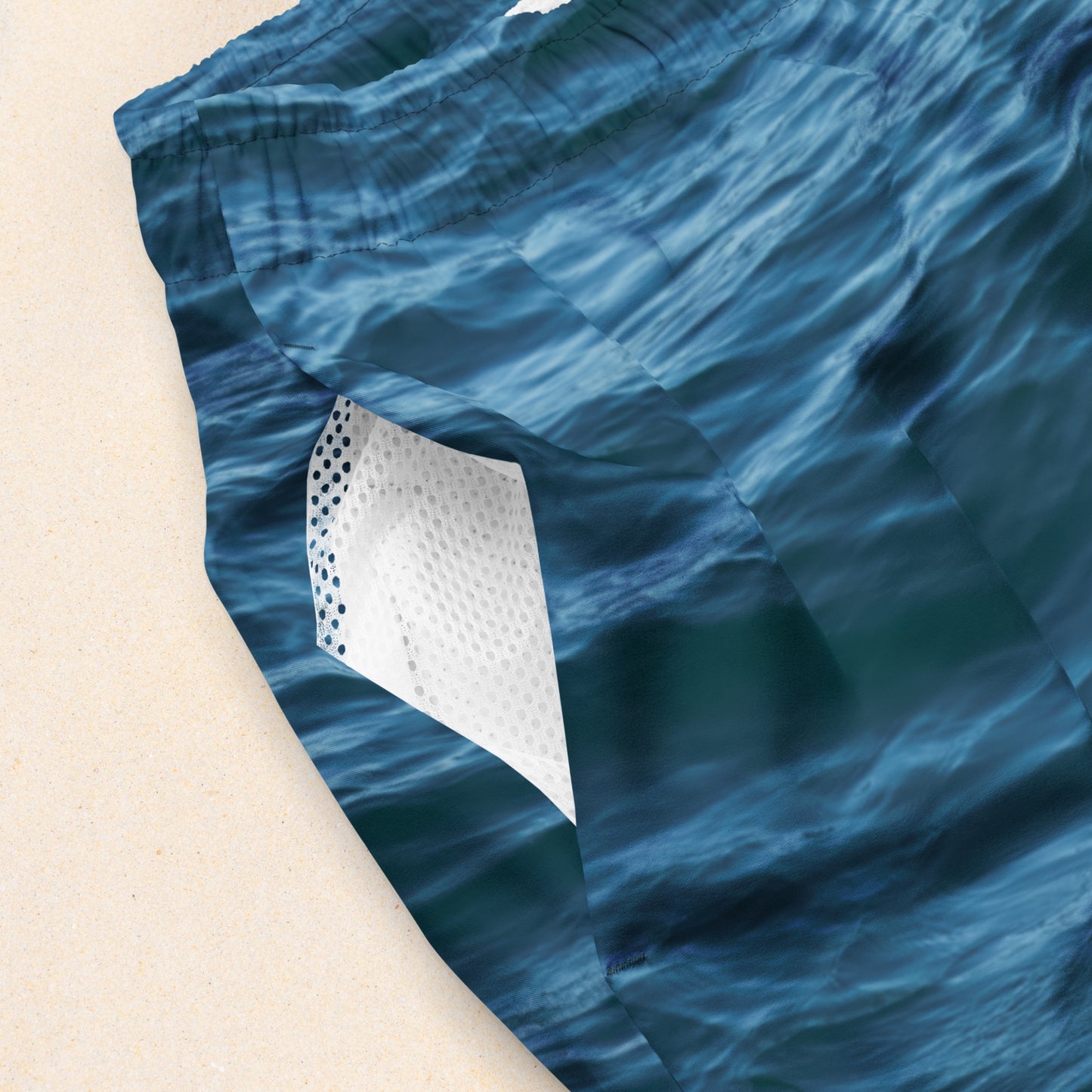 Recycled Swim Trunks: Texture of the Tide