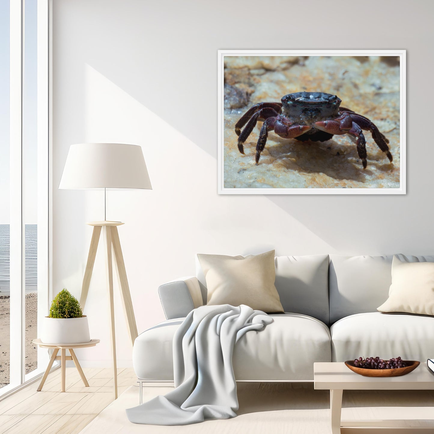 Framed Canvas: Between Bubbles