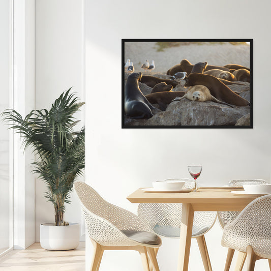 Just a Girl (Framed Canvas)