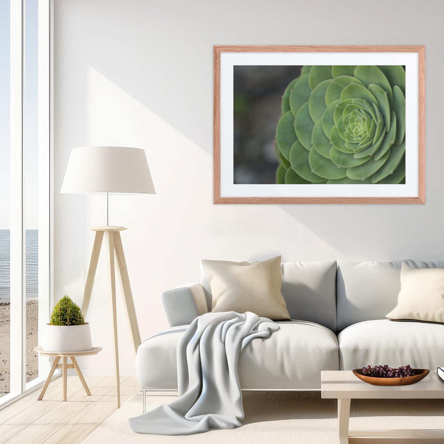 Framed Print with Mat: Serenity's Spiral