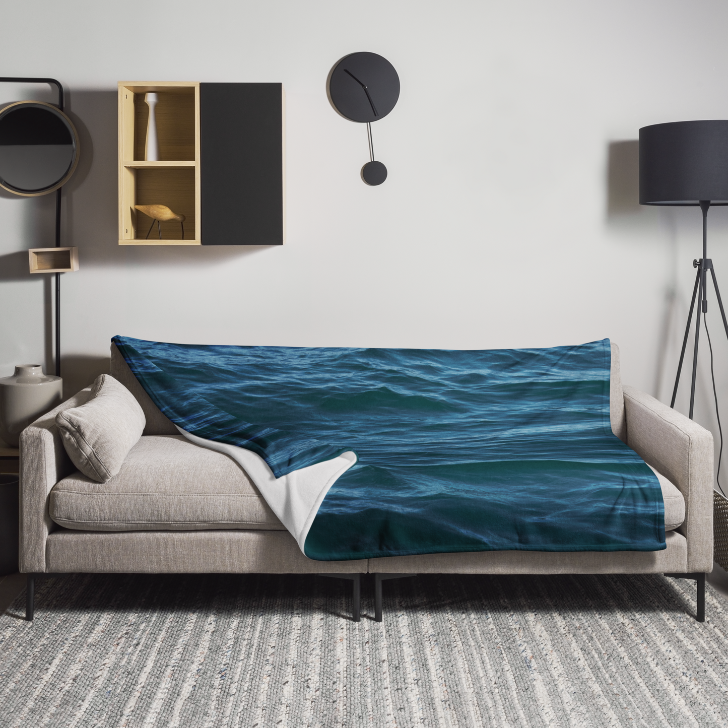 Throw Blanket: Texture of the Tide