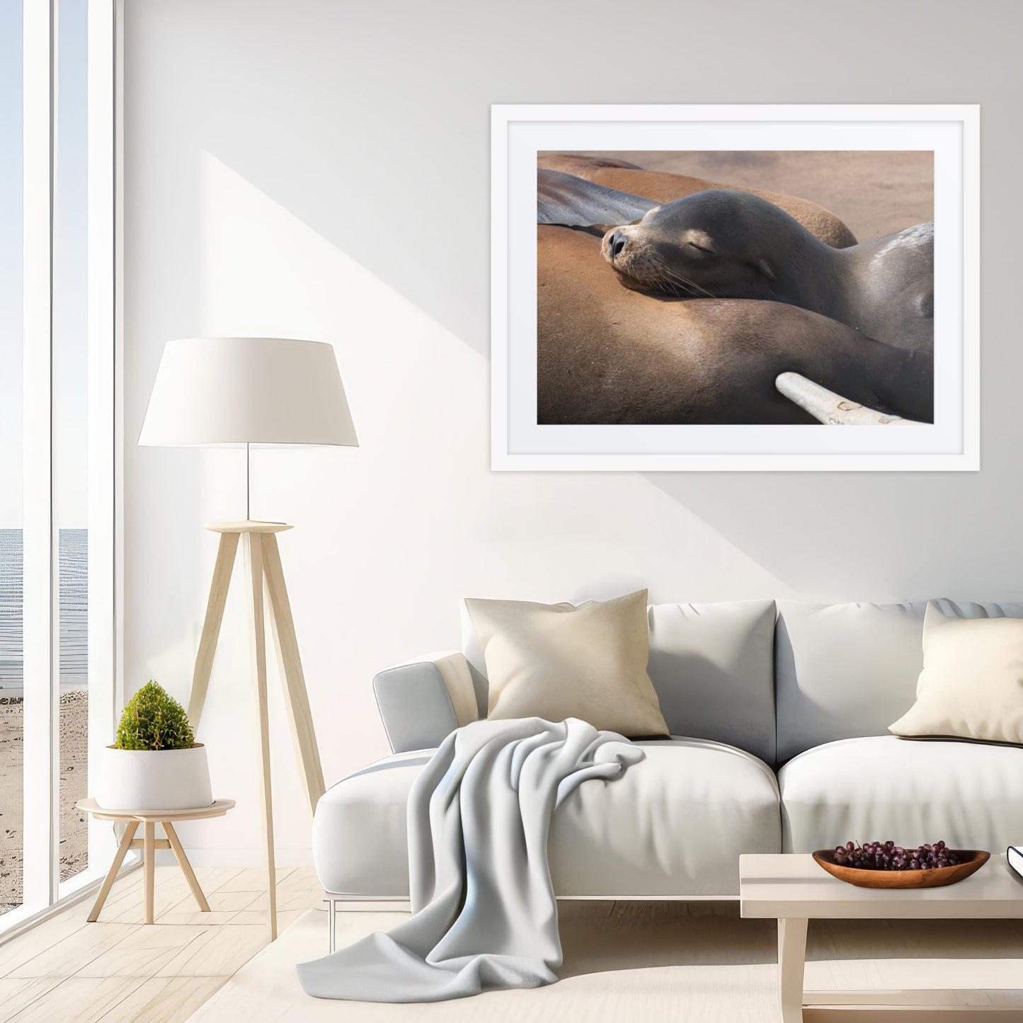 Coastal Cuddle (Matted Print)