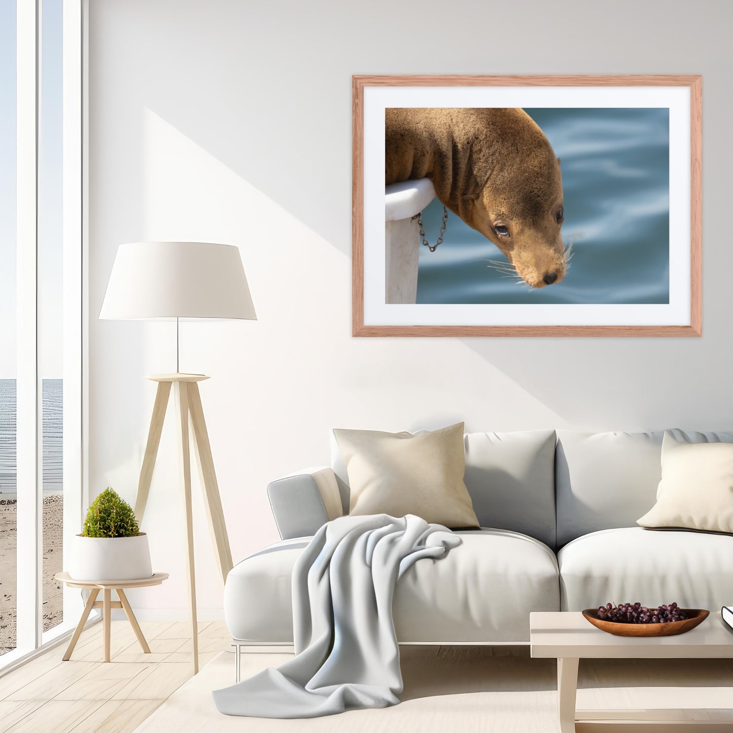 Harbor Eyes (Matted Print)