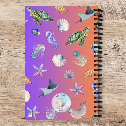 Spiral Notebook: Pelagic Pals in Electric Eel