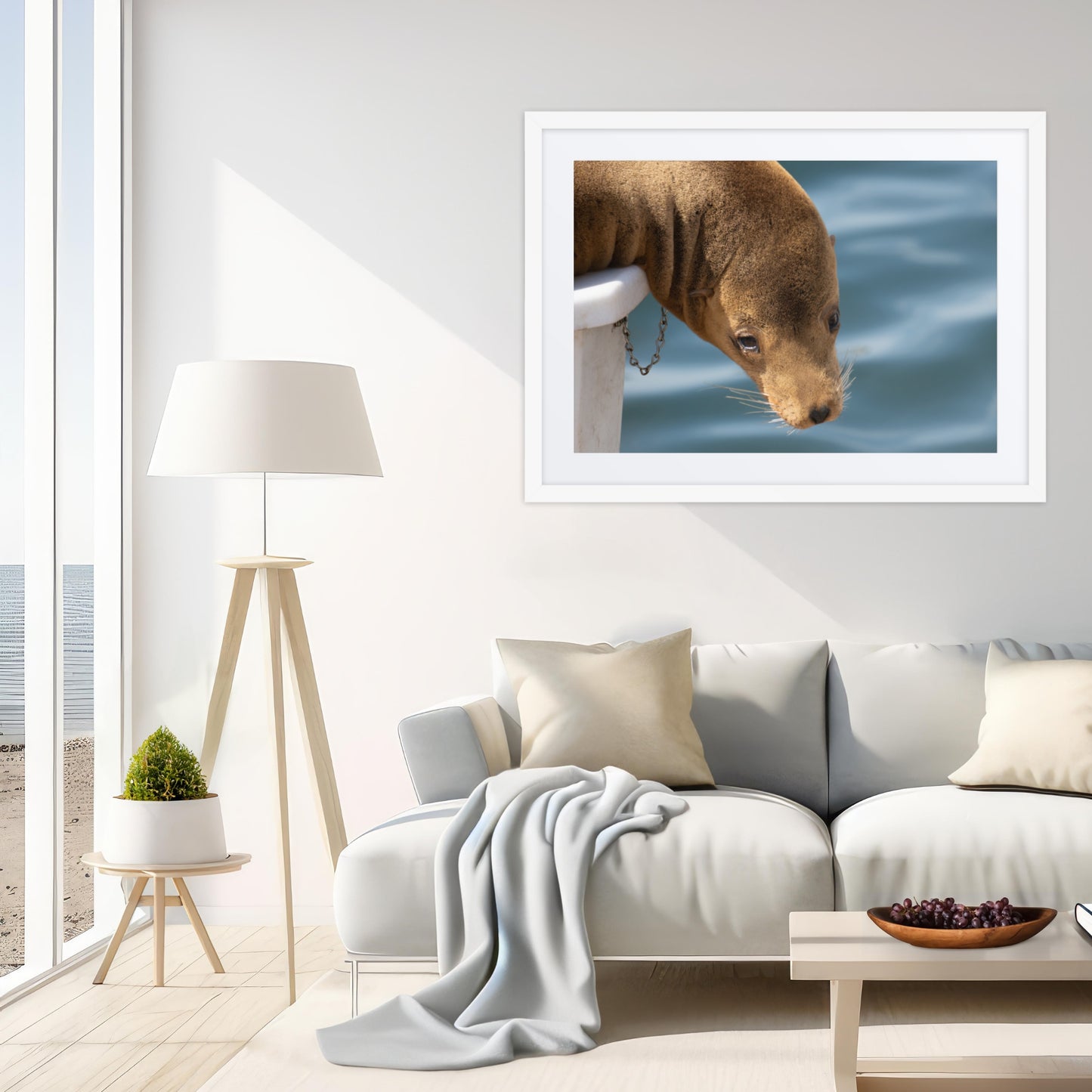 Harbor Eyes (Matted Print)