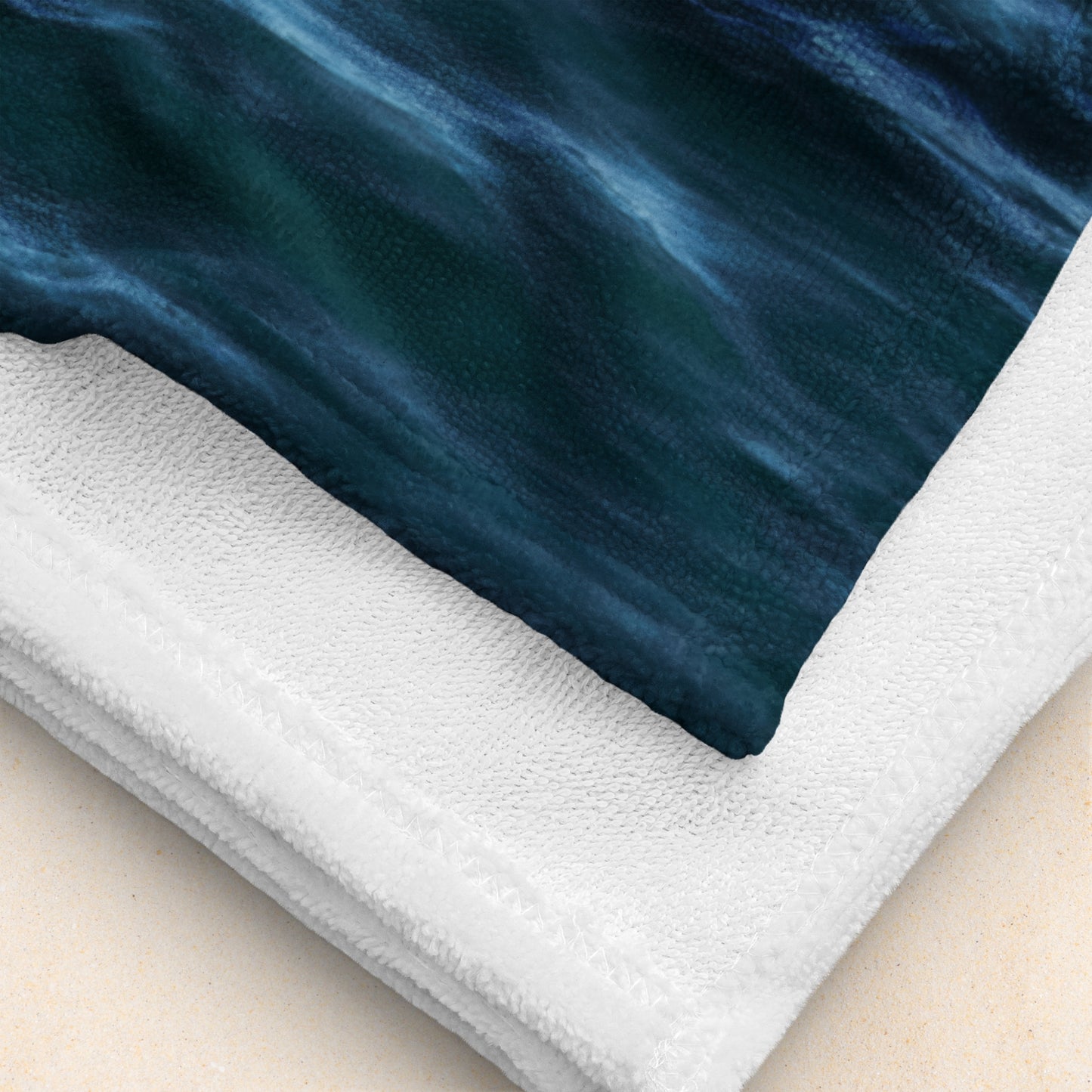 Coastal Comfort Towel: Texture of the Tide