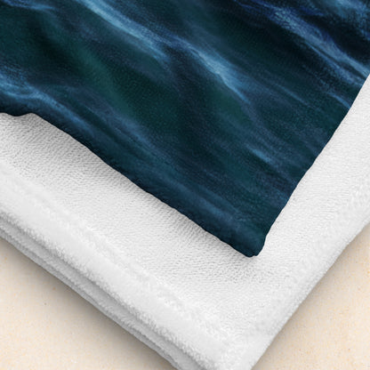 Coastal Comfort Towel: Texture of the Tide