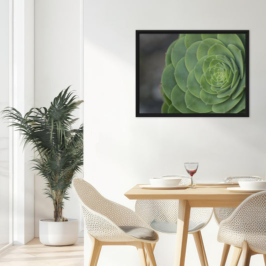 Framed Canvas: Serenity's Spiral