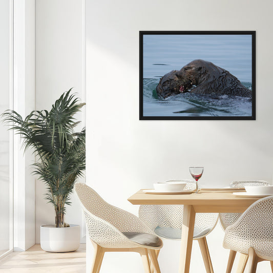 Framed Canvas: Tidal Tension