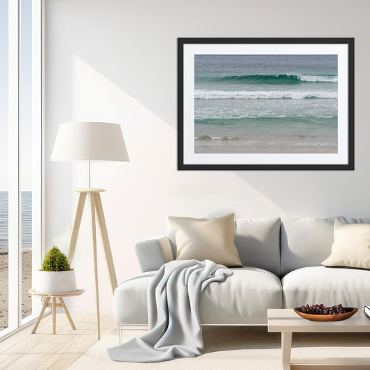 Framed Print with Mat: Stillwater Edge