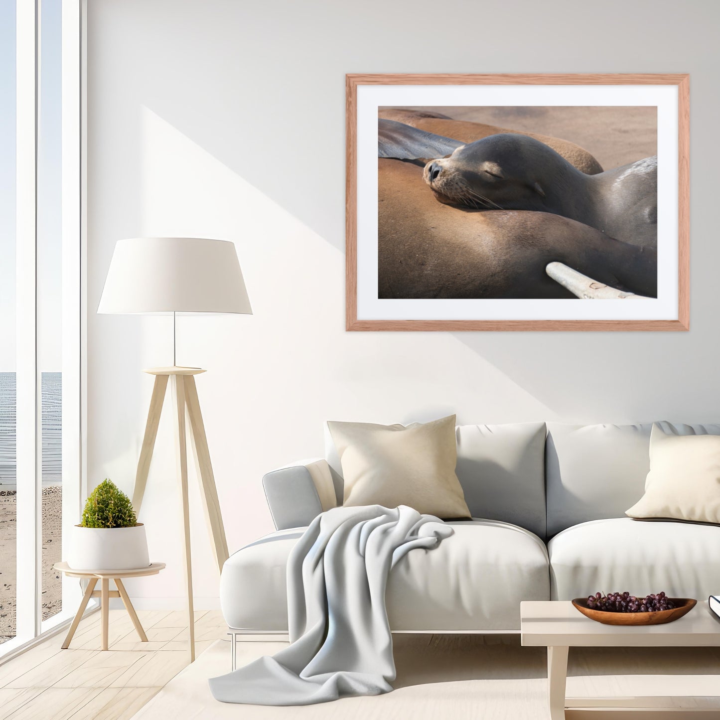 Coastal Cuddle (Matted Print)