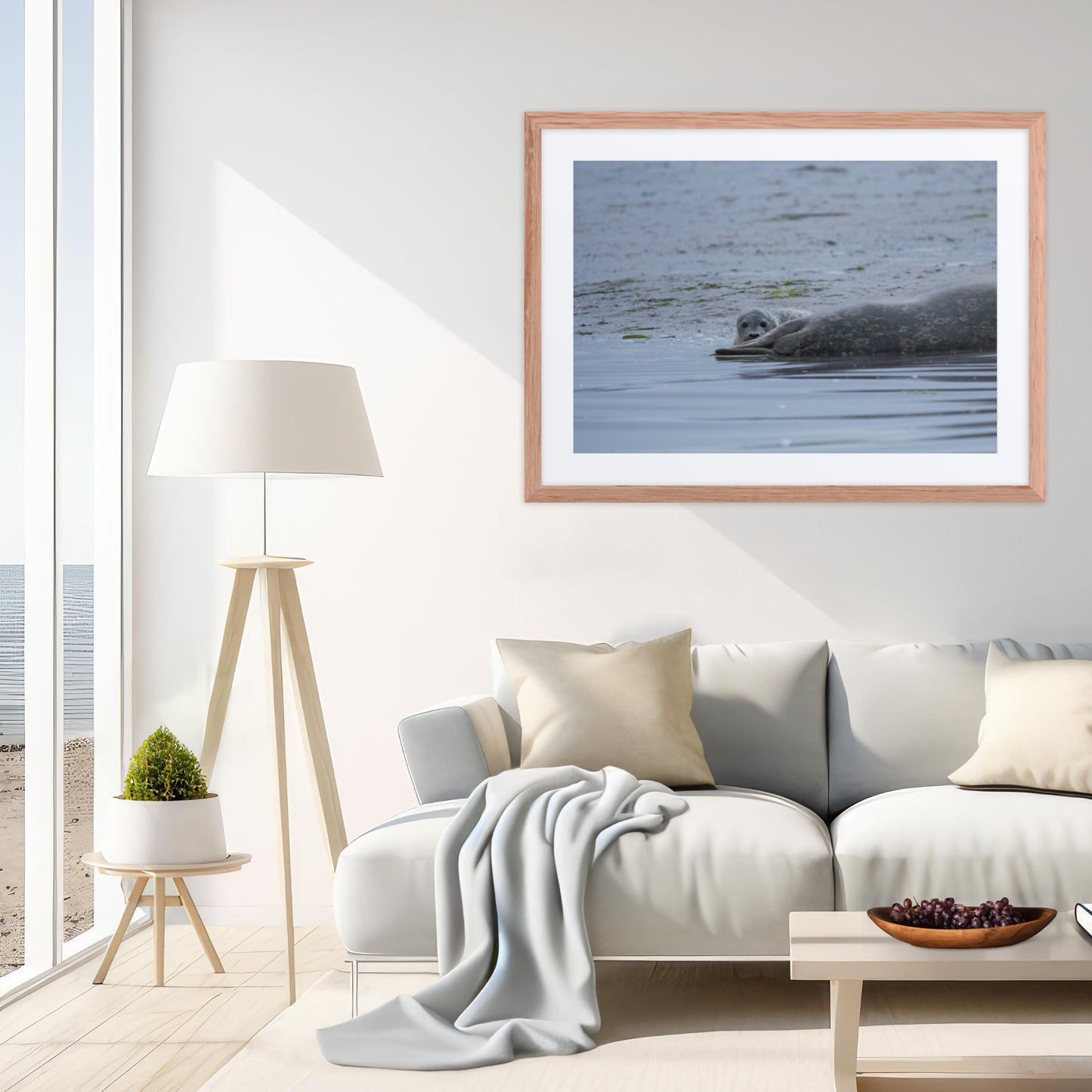 Framed Print with Mat: The Lookout