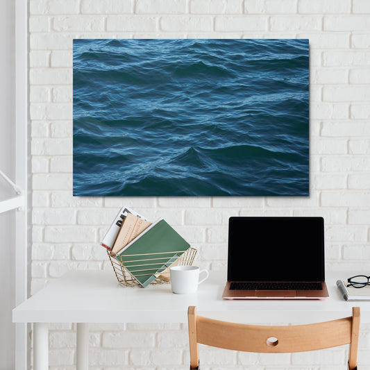 Metal Print: Texture of the Tide
