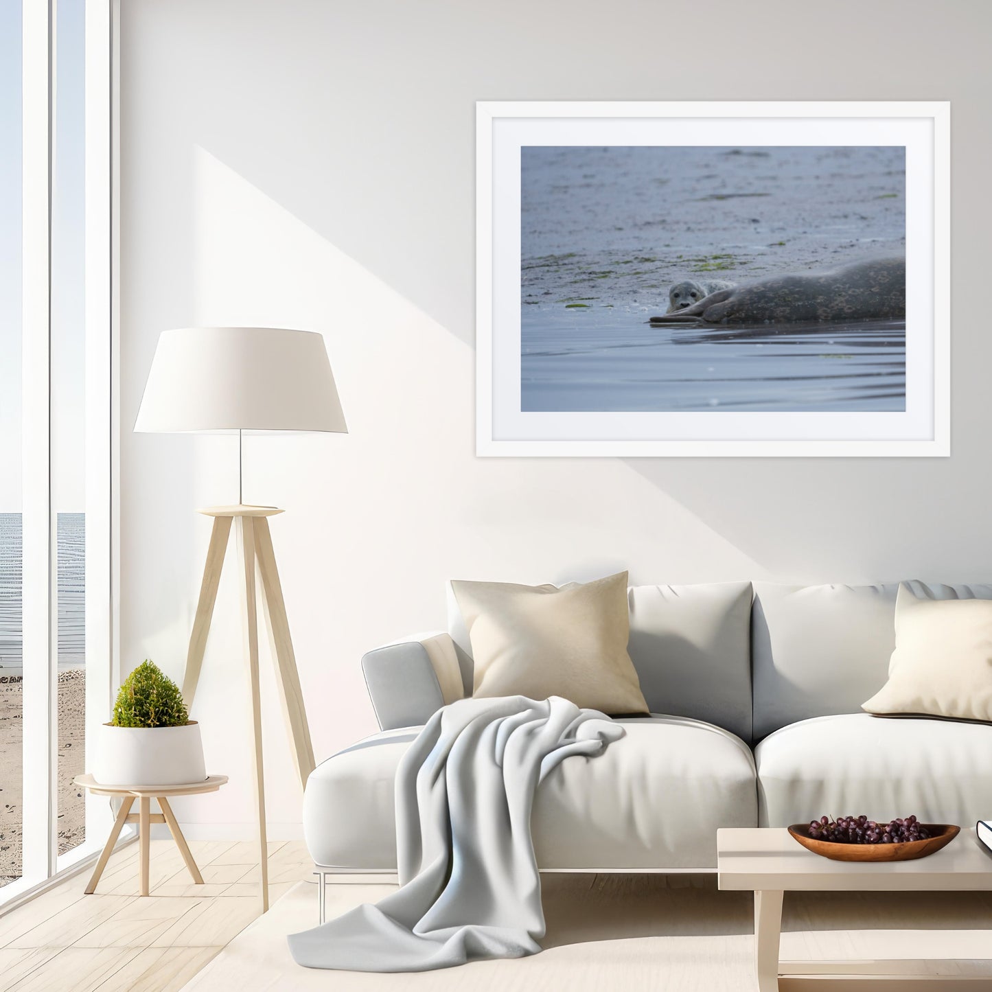 Framed Print with Mat: The Lookout
