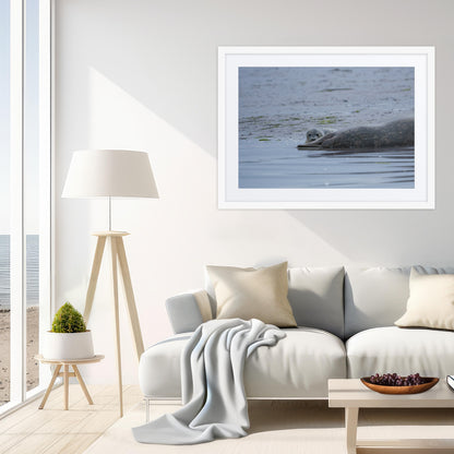 Framed Print with Mat: The Lookout