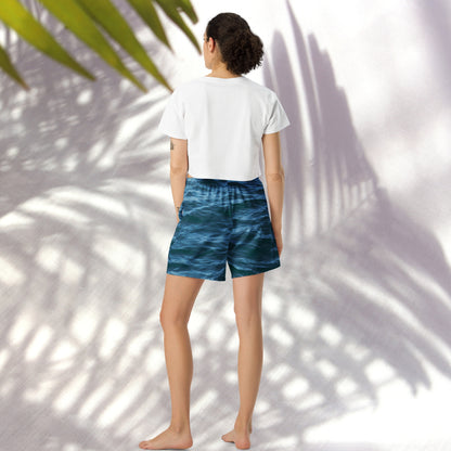 Unisex Long Shorts: Texture of the Tide