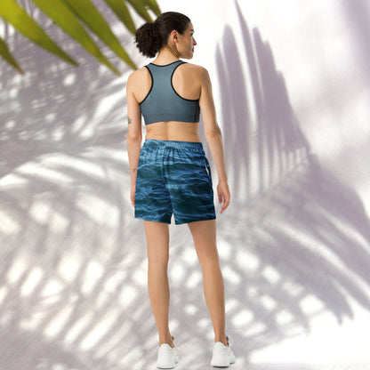 Unisex Long Shorts: Texture of the Tide