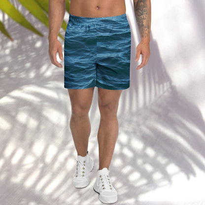 Unisex Long Shorts: Texture of the Tide