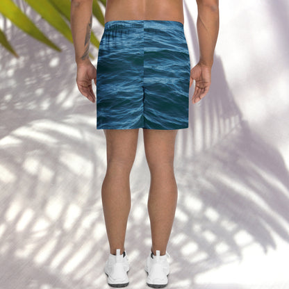 Unisex Long Shorts: Texture of the Tide