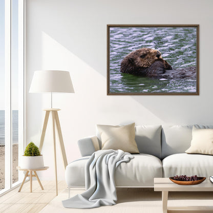 Framed Canvas: Safe Waters