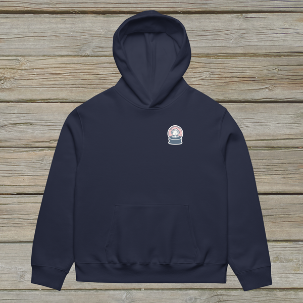Navy Admire from Afar oversized hoodie.