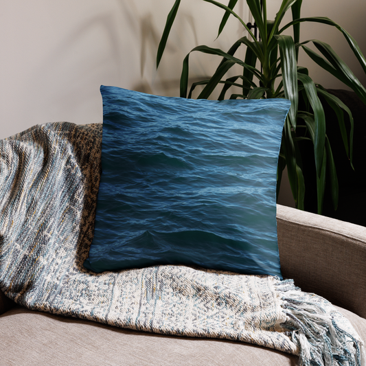 Throw Pillow: Texture of the Tides