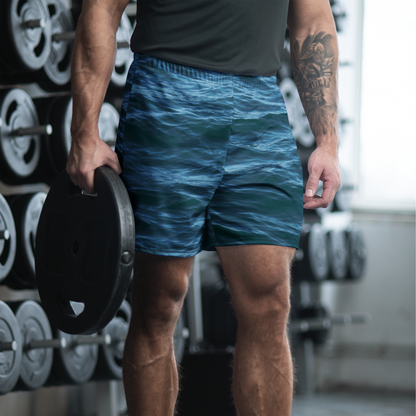Unisex Long Shorts: Texture of the Tide