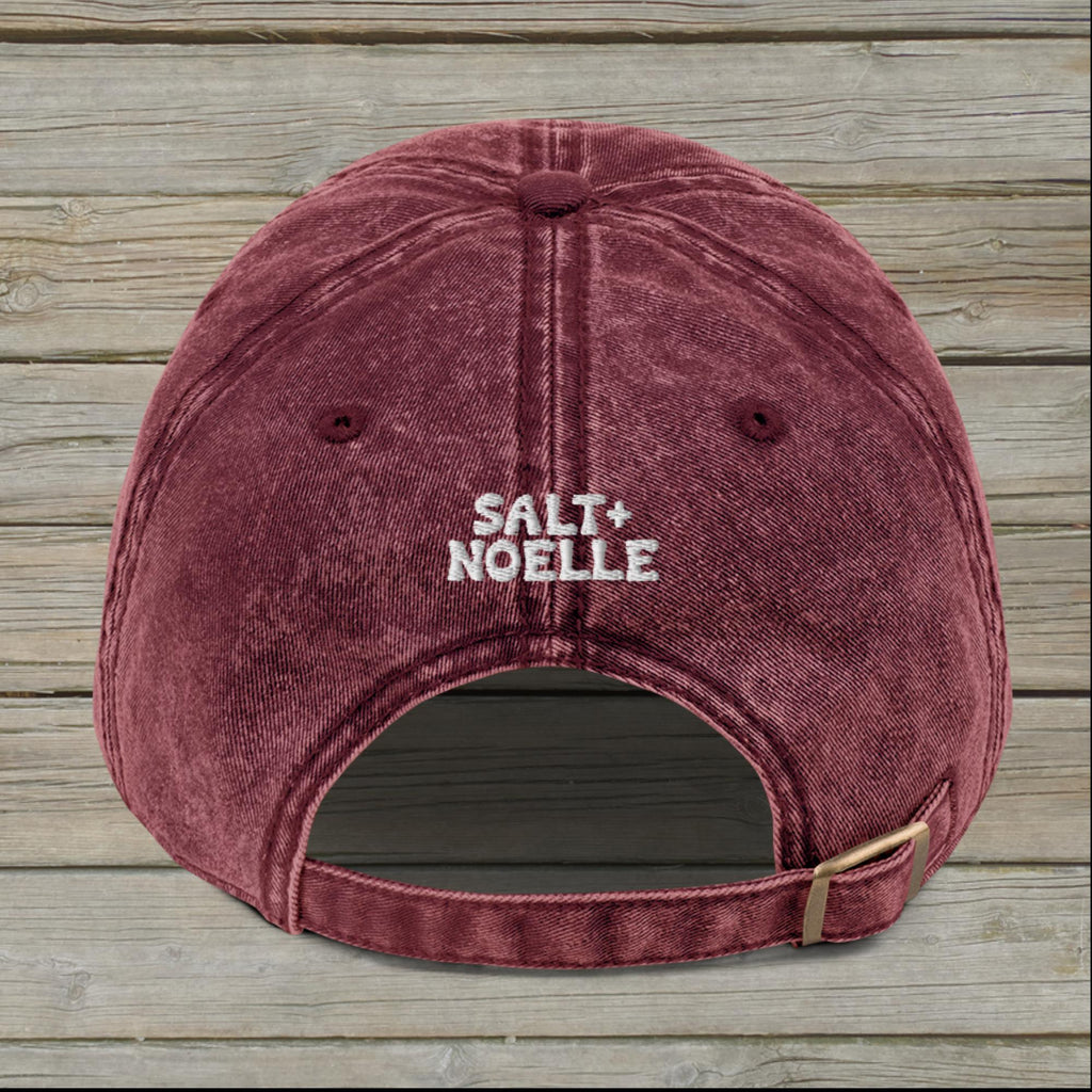 Embroidered Sea Lion Vintage Cap